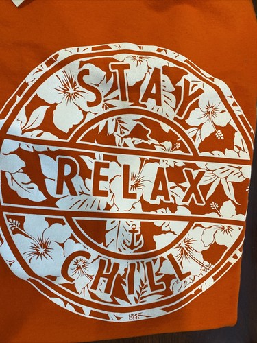 Norwegian Cruise Line Cruise Ship NCL Gem Tee Shirt StayRelaxChill Sz S NWT - Picture 2 of 5