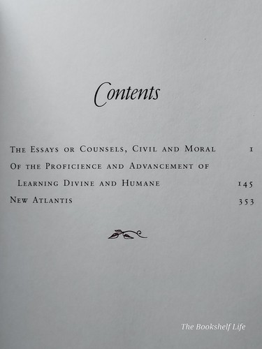 Franklin Library Sir Francis Bacon Essays Advancement of Learning & New Atlantis - Picture 16 of 17