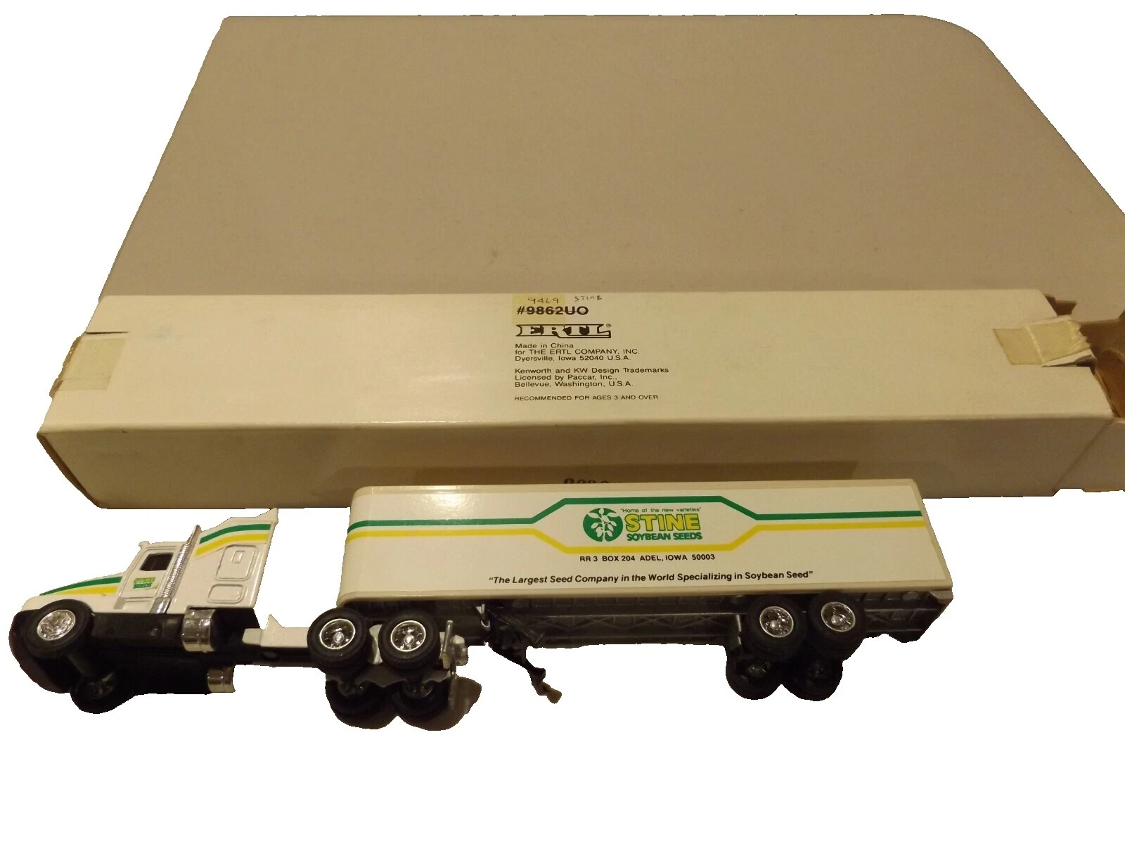 Ertl Kenworth Trailer Contemporary Manufacture Diecast Farm Vehicles