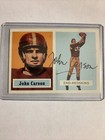 John Carson Signed 1994 Topps 1957 Archives Football Card Autographed Redskins