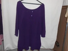 Lane Bryant  Womens 18/20 Purple knit tunic