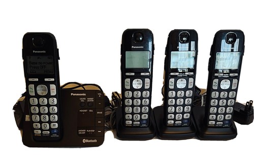 Panasonic KX-TGE260 4 Handsets Cordless Phone + Base, Enhanced Noise Reduction
