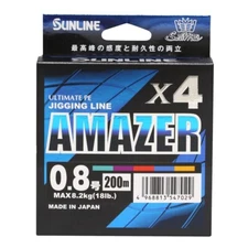 SUNLINE Saltimate AMAZER X4 200m #5Color for Saltwater Jigging Braid Line