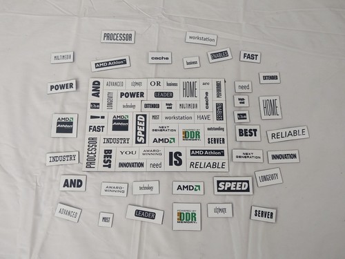 Lot Of 75 Small Refrigerator Magnets Computer Themed AMD DDR Memory Processor - Picture 5 of 12