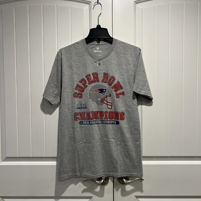 New England Patriots Fanatics Pro Line NFL Super Bowl LIII Champs T-shirt Medium