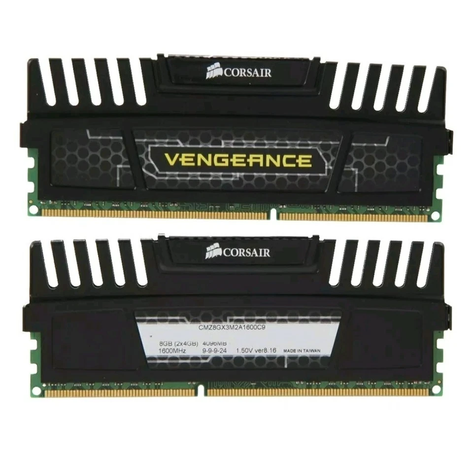 8GB Kit Corsair Vengeance (2 X 4GB) CMZ8GX3M2A1600C9 DDR3 CL9 1600MHz Memory - Image 2 of 4