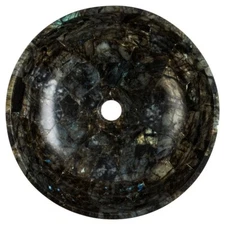 Stunning Labradorite & Agate Sink – Handcrafted Gemstone Wash Basin