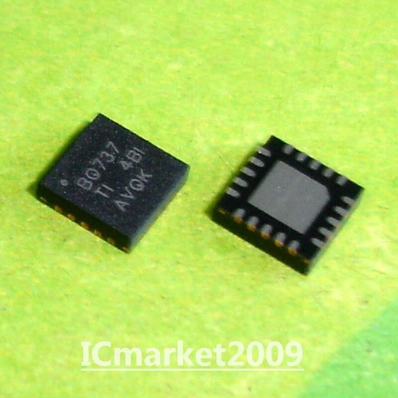 5 PCS BQ24737RGRR QFN 20 BQ24737 BQ737 Charge Controller IC Chip A6