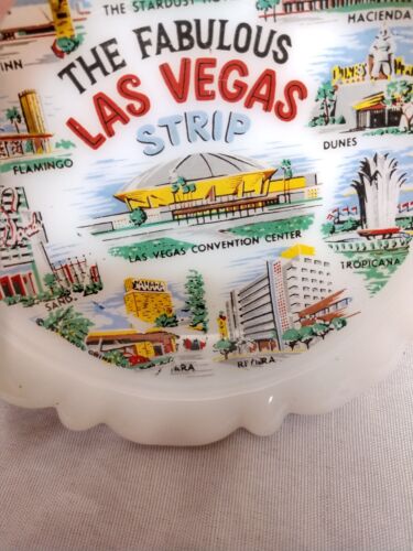 FABULOUS LAS VEGAS STRIP Vintage Defunct Casinos Cigarette Ashtray Dish RARE - Picture 4 of 5