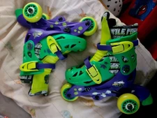 Teenage Mutant Ninja Turtles Adjustable Trainer to Inline Skates TMNT Ages 3-8 