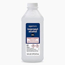 Amazon Basics 99 Isopropyl Alcohol Disinfectant Antiseptic 16 fl oz