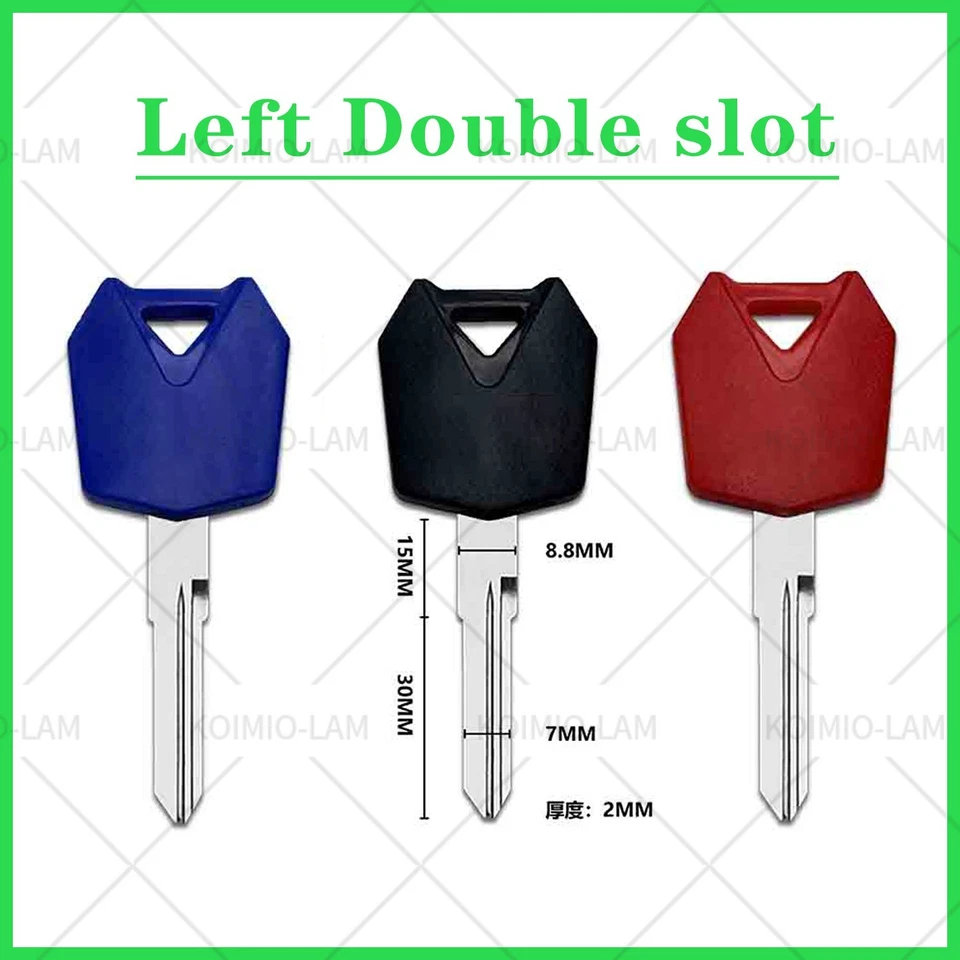 Llave en blanco apta para Ninja 125 250 300 250SL VERSYS-X Z125 Z250SL Z300 sin cortar Foto 2 de 4