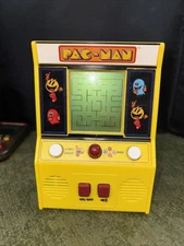 Pac-Man Mini Arcade 6" Handheld Video Game Bandai Namco 09521 Tested Working