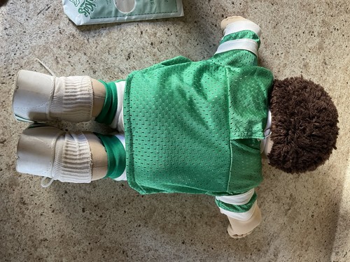 Cabbage Patch 85 Doll First Tooth Gerald Dean Football Birth Cert Outfit Diaper - Picture 11 of 11