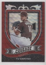 2021 Panini Chronicles Crusade Ruby Wave Prizm 14/199 Yu Darvish #7 9o3