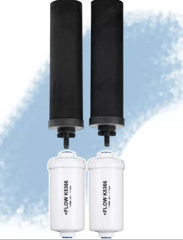 Autentici filtri Berkey neri e filtri al fluoro PF-2 combinati NUOVISSIMI - Immagine 1 di 1