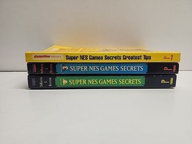 SNES Super NES Games Secrets Vol 1 2 & Greatest Tips Book Lot of 3 Prima Books