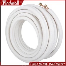 Findmall 1/4" - 3/8" Dia. 50 Feet Install Kit For Mini Split Heat Pump Systems