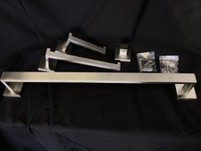   Ruiling 4-Piece Bath Hardware Set 24" Towel Bar Brushed Nickel ATK-401 NEW