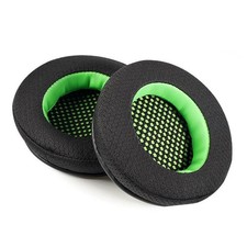 2 Replacement Mesh Ear Pads for EDIFIER HECATE G4 Black Green 