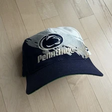 Rare Vintage Penn State Logo Athletic Splash SnapBack Wool Hat
