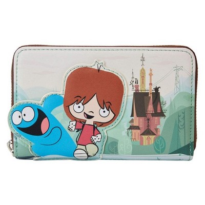 Lizenzierte Loungefly Foster's Home for Imaginary Friends Mac und Bloo Zip Walle