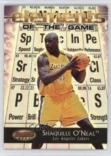 2000-01 Bowman's Best Elements of the Game Shaquille O'Neal #EG1 HOF