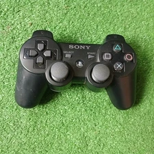 SONY PLAYSTATION 3 PS3 GENUINE OEM DUALSHOCK PS3 BLACK CONTROLLER 