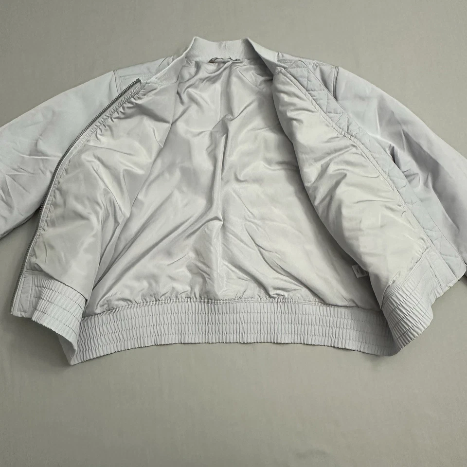 Chaqueta de bombardero ATHLETA Northstar PrimaLoft para mujer mediana pequeña MP gris 383879 Foto 2 de 4