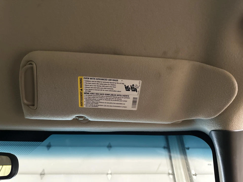 Б/у правый солнцезащитный козырек подходит: 2007 Chevrolet Silverado 1500 пикап классический стиль cr - Изображение 3 из 4