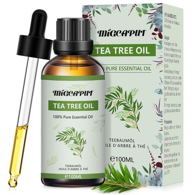 Migcaput Teebaumöl 100% Naturrein, 100ml Tea Tree Oils für Haut und Gesichtspfle