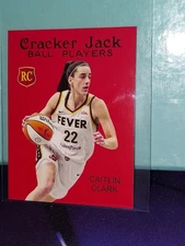 Caitlin Clark Cracker Jack no border  Indina Fever rookie   card 💥 free ship!