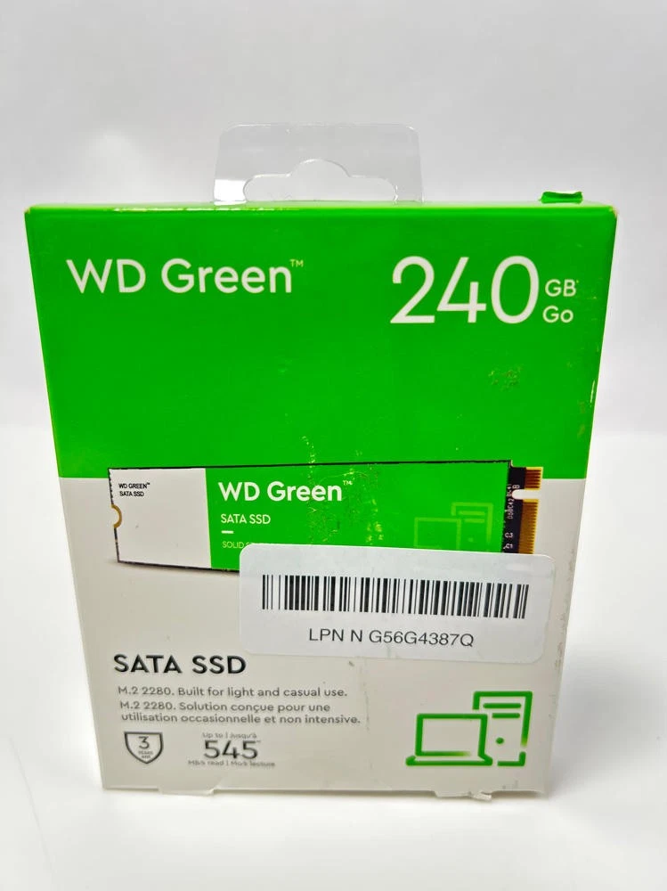 Western Digital Solid State Drives 240 GB Storage Capacity for