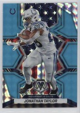 2022 Panini Mosaic National Pride Blue Fluorescent Prizm /15 Jonathan Taylor