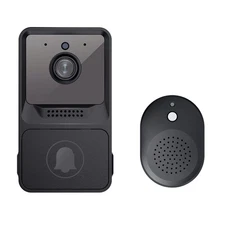 Smart Wireless WiFi Video Doorbell Phone Intercom Security Camera Bell