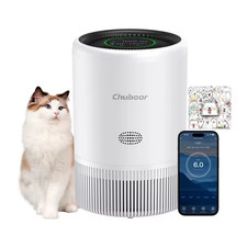Purificateur d’air HEPA 1200ft² WiFi Alexa anti-odeurs animaux PM2.5 silencieux
