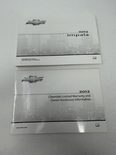 2012 Chevrolet Impala Owners Manual Oem Complete Set