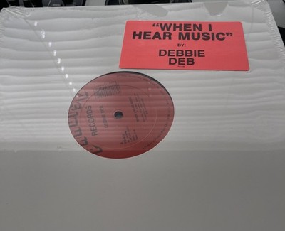 Debbie Deb   When I Hear Music 1983 RED LABEL Press 12'' Kendrick Lamar SEALED