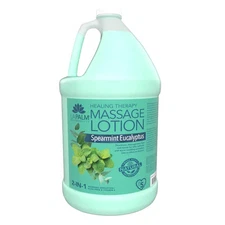 La Palm Therapy Massage Lotion Spearmint Eucalyptus - Refill Size 1 Gallon