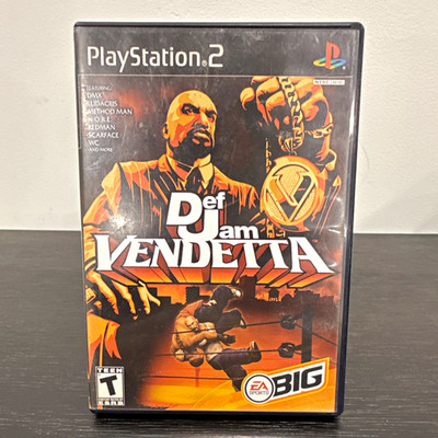 Def Jam Vendetta PS2 Complete w/ Manual