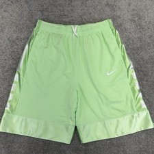NIKE Youth Dri-Fit Elite 23 Basketball Shorts Athletic Gym LARGE Vapor Green NWT