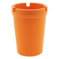 Aschenbecher Windaschenbecher Sturmaschenbecher Windascher Garten Auto Orange