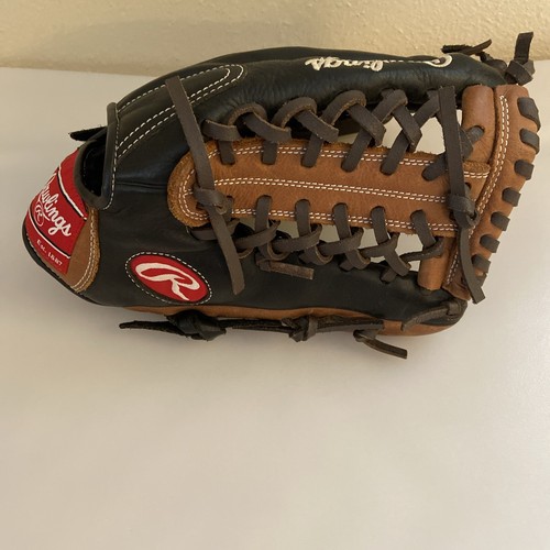 RAWLINGS Youth Baseball Glove D1200PTDB 12" RHT Premium Series Leather Pro Taper - Bild 1 von 12