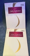 2 NEW - Hanes Silk Reflections - SIze AB - Barely There & Little Color - Sandel