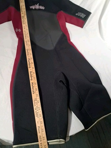 Jobe Women's Shorty Wetsuit Berry and Black Color  Size 11-12 Powerstretch Surf - Picture 8 of 11