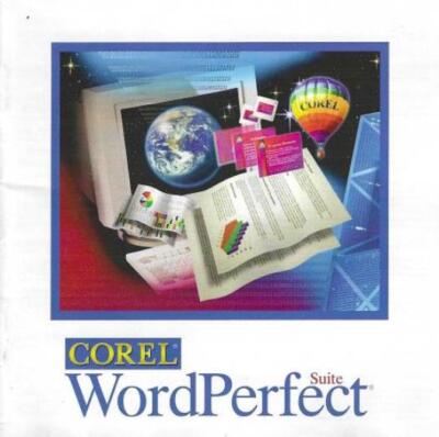 WordPerfect Suite 6 PC CD word processor spreadsheet programs w/ Quattro Pro 6