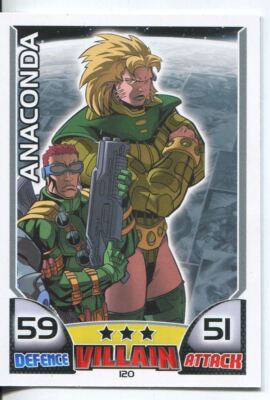 Marvel Hero Attax Serie 1 Basiskarte #120 Anaconda