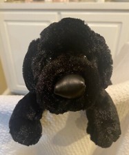 Ganz Plush Black Lab Dog Webkinz Stuffed Animal 9  No Code