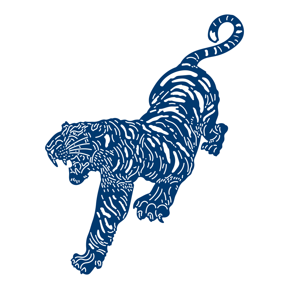 Tattered Lace East Meets West Oriental TIGER Craft Cutting Die - 442271