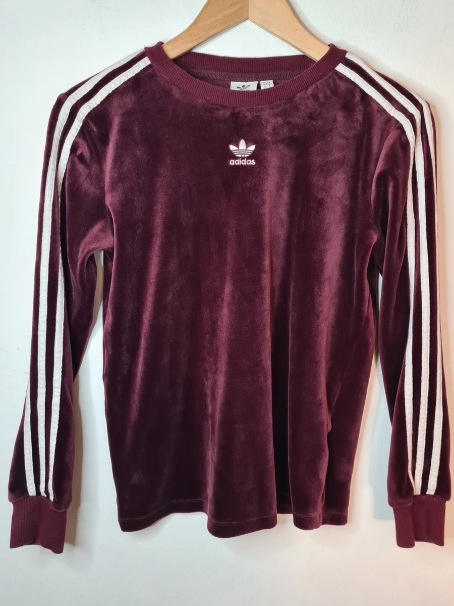 Burgundy adidas best sale sweatshirt